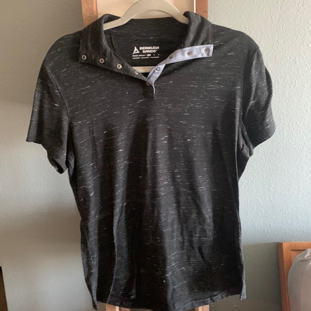 Womens Bermuda sands black polo